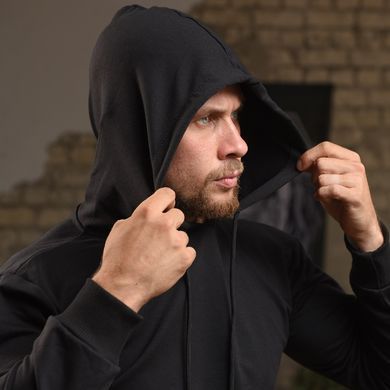 Чоловіче худі Maklin Далі Бога Немає чорне розмір M buy88471bls-M фото