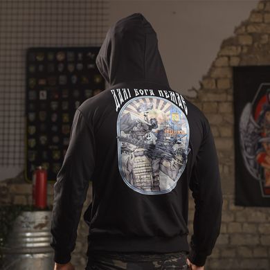 Чоловіче худі Maklin Далі Бога Немає чорне розмір M buy88471bls-M фото