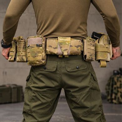 Разгрузочный пояс Attack Tactical в сборе с подсумками мультикам One Size buy97799 фото