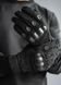 Зимові утеплені рукавиці з кісточками та сенсорними накладками чорні розмір L nh189bls-L фото 1