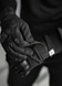 Зимові утеплені рукавиці з кісточками та сенсорними накладками чорні розмір L nh189bls-L фото 2