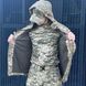 Мужская Зимняя Куртка Soft shell на Флисе пиксель / Утепленная верхняя одежда размер S for00655bls-S фото 3