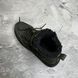 Низькі чоловічі Черевики на хутрі з гербом / Зимове нубукове взуття хакі розмір 40 UA-1250/1Герб хакі хутро bls-40 фото 4
