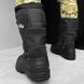 Мужские утепленные Резиновые сапоги со съемной подкладкой / Высокая водонепроницаемая обувь черная размер 41 55556bls-41 фото 2