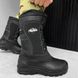 Мужские утепленные Резиновые сапоги со съемной подкладкой / Высокая водонепроницаемая обувь черная размер 41 55556bls-41 фото 1