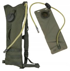 Міцний Гідратор - Рюкзак для води 3л / Питна система із кріпленням Molle олива 44x20 см 6091bls фото