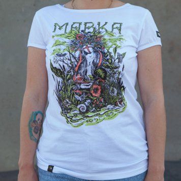 Женская футболка G-wear с принтом Мавка размер L str17330bls-L фото