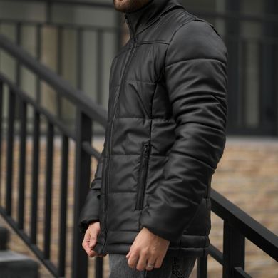 Чоловіча шкіряна куртка Intruder "Skipper" чорна розмір M int1616414402bls-M фото