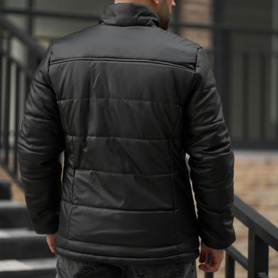 Чоловіча шкіряна куртка Intruder "Skipper" чорна розмір M int1616414402bls-M фото