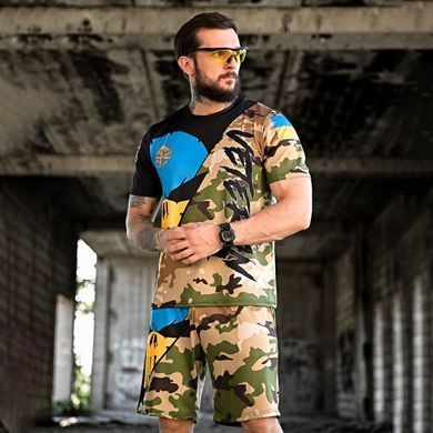 Комплект Veteran з принтом Футболка + Шорти мультикам розмір S buy93088bls-S фото