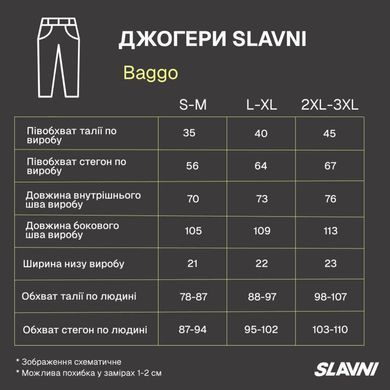 Штаны джогеры Pobedov Slavni Baggo серые размер S-M pobPNjo5254dgebls-S-M фото