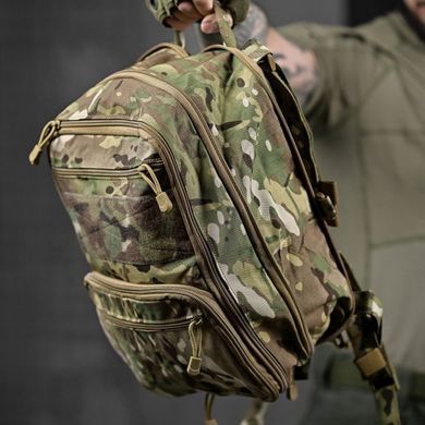 Тактический рюкзак 15 л Cordura с системой крепления Molle мультикам 46х26х11 см buy91506bls фото