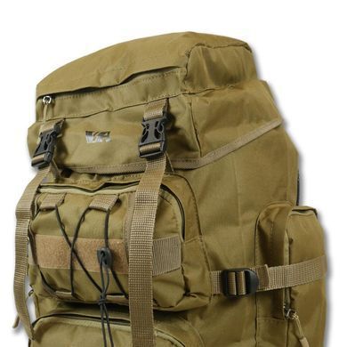 Тактический рюкзак Kiborg Pro 70 л с системой крепления Molle койот 68х35х21 см kib3055 фото