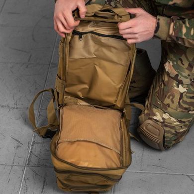 Тактический штурмовой рюкзак 25 л с системой крепления Molle койот 25х22х42 см 16879bls фото