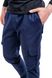 Бавовняні чоловічі штани Intruder Baza з 6-ма кишенями / Щільні Брюки Карго з манжетами сині розмір S 1613394434bls-S фото 16