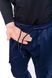 Бавовняні чоловічі штани Intruder Baza з 6-ма кишенями / Щільні Брюки Карго з манжетами сині розмір S 1613394434bls-S фото 17