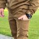 Чоловічі Штани на флісі койот / Утеплені брюки  Soft Shell розмір S for00680bls-S фото 3
