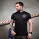 Потоотводная футболка Руны с принтом на груди и спине черная размер S buy92788bls-S фото 2