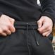 Зимові чоловічі Штани на флісі з кишенями / Утеплені Брюки Карго чорні розмір S 1555138358bls-S фото 5