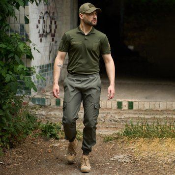 Чоловічий міцний Костюм Поло Cast + Штани Terra / Легка польова Форма хакі розмір S int1473672061bls-S фото