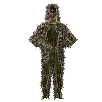 Маскувальний костюм Helikon-Tex Leaf Ghillie Set Camouflage Suit Woodland куртка + штани мультикам розмір універсальний str30985bls фото