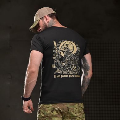 Потовідвідна футболка Born of War з принтом Para Bellum чорна розмір S buy96901bls-S фото