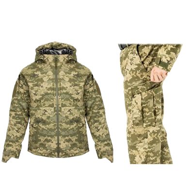 Зимовий костюм з Omni-Heat та утеплювачем Thinsulate / Чоловіча форма Куртка + Штани піксель розмір S for00858bls-S фото