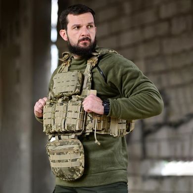 Плитоноска Zero Cordura с подсумками системой быстрого сброса пиксель buy94628bls фото