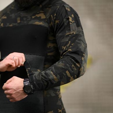 Тактичний убакс Assault з липучками під шеврони чорний мультикам розмір S buy96033bls-S фото
