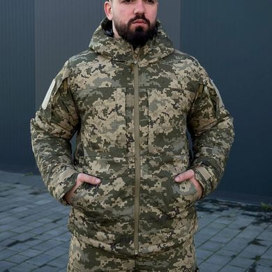 Зимовий костюм Call Dragon Thinsulate Куртка з капюшоном + Штани піксель розмір S for00858bls-S фото