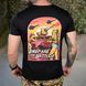 Потоотводная футболка Battle с принтом на груди и спине черная размер 2XL buy93131bls-2XL фото 5