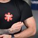 Потовідвідна футболка Medic з принтом на грудях та спині чорна розмір M buy93272bls-M фото 6