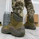 Кожаные мужские Ботинки Vaneda с мембраной и системой поглощения нагрузок / Легкие Берцы олива размер 40 15721bls-40 фото 3