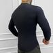 Вышитая мужская Рубашка на длинный рукав / Стильная льняная Вышиванка в черном цвете размер S 51314bls-S фото 4