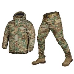Чоловічий зимовий Костюм CamoTec Куртка + Штани / Польова форма на флісі до -25°C мультикам розмір S sd3812bls-S фото