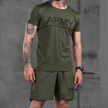 Літній комплект Army Coolpass футболки та шорти олива розмір M buy87699bls-M фото