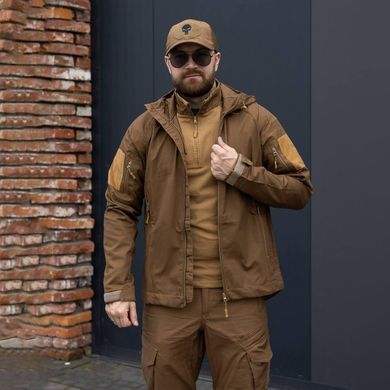 Костюм 3в1 R-Military Kayman 2.0 Куртка та Убакс + Штани з манжетами на липучках койот розмір S for04697bls-S фото
