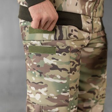 Зимова форма Krang Softshell куртка з капюшоном на овчині + штани мультикам розмір S buy89633bls-S фото
