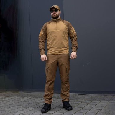 Костюм 3в1 R-Military Kayman 2.0 Куртка та Убакс + Штани з манжетами на липучках койот розмір S for04697bls-S фото