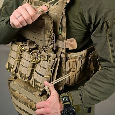 Плитоноска 7.62 Tactical Frion в сборе с подсумками пиксель размер универсальный buy93113bls фото