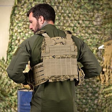 Плитоноска 7.62 Tactical Frion в сборе с подсумками пиксель размер универсальный buy93113bls фото