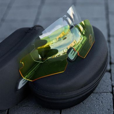 Захисні окуляри ESS Crossbow з трьома змінними лінзами та чохлом чорні bkr368811bls фото