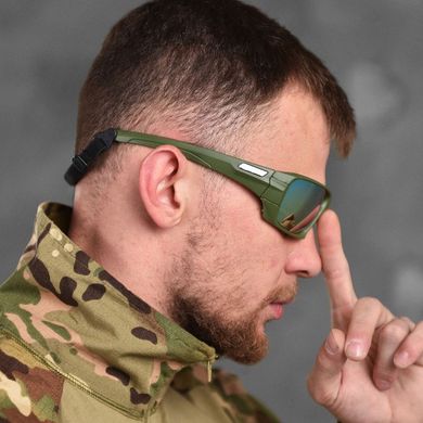 Защитные очки Rollbar с четырьмя сменными линзами и чехлом олива универсальный размер buy86974bls фото