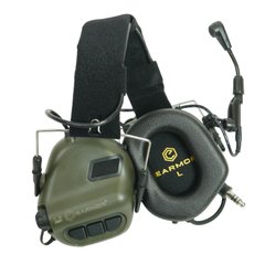 Активные наушники Earmor M32X MOD4 с адаптерами для шлемов Fast олива kib7080bls фото
