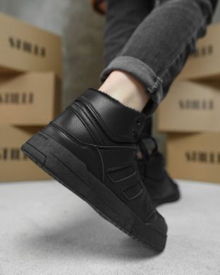Жіночі шкіряні черевики Stilli на хутрі чорні розмір 36 buy90102bls-36 фото