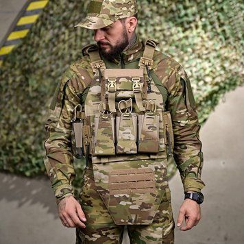 Плитоноска Sogun Gen 2 в сборе с подсумками и системой быстрого сброса мультикам One Size buy93277bls фото
