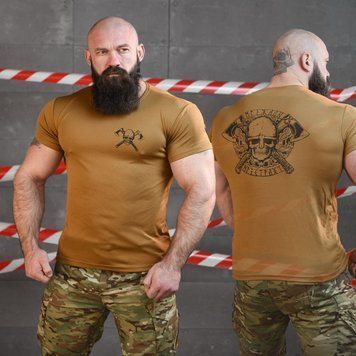 Потоотводная футболка Sabur Викинг с принтом на груди и спине койот размер XL buy85792bls-XL фото