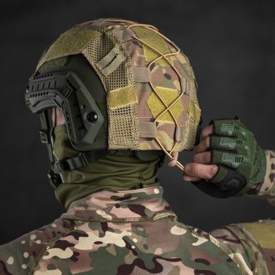 Кавер для шлема "FAST" Cordura 1000D с сеткой / Защитный чехол с липучками мультикам размер универсальный buy83369bls фото