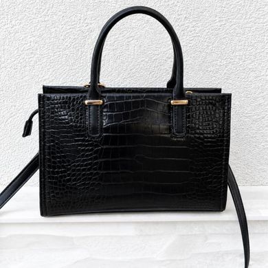 Жіноча Сумка Mia Bag Croco чорна 25.5 х 17 х 9 см buy97144bls фото