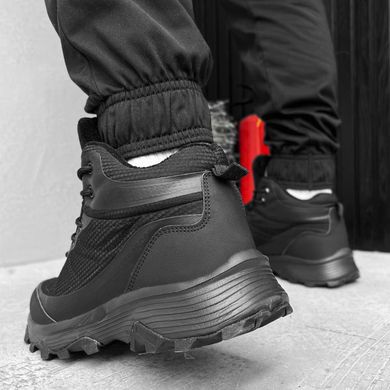 Зимние мужские кроссовки с меховой подкладкой / Влагозащищенная обувь черная размер 42 buy56748bls-42 фото